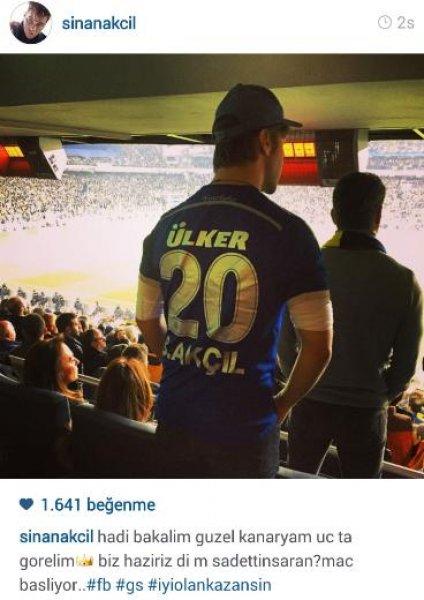 Ünlülerin objektifinden derbi heyecanı - Resim 13