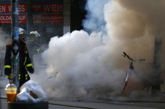 Almanya'da Avrupa Merkez Bankası'na protesto