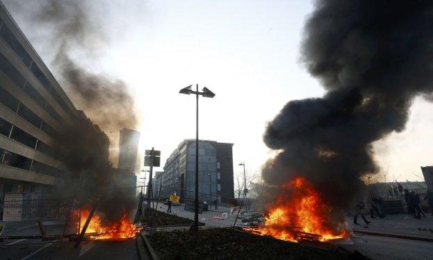 Almanya'da Avrupa Merkez Bankası'na protesto