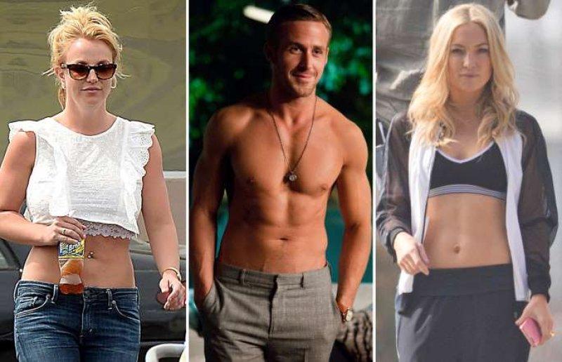 Vücutlarıyla dikkat çeken ünlüler