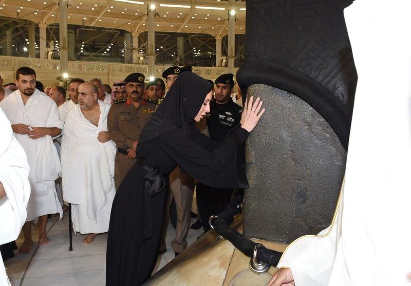 Aliyev'in umre ziyaretinden kareler