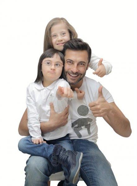 Ünlüler down sendromlu çocuklar için objetif karşısına geçti