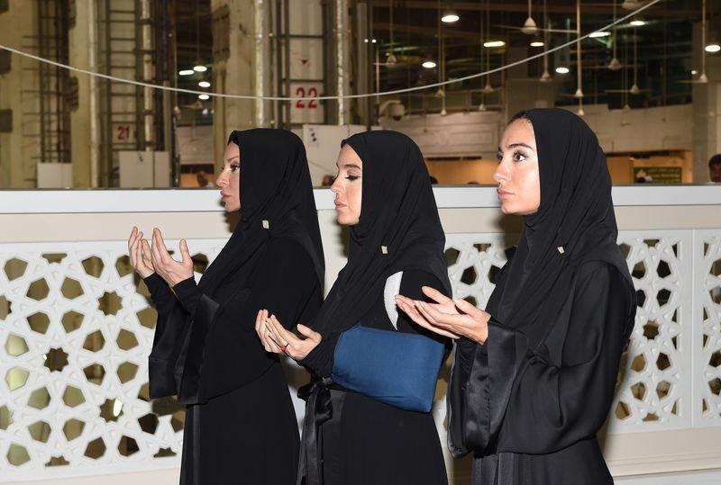 Aliyev'in umre ziyaretinden kareler