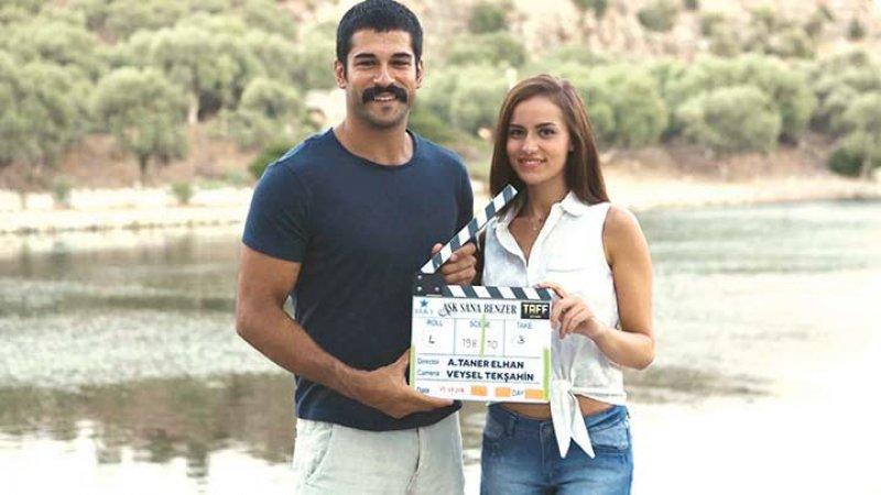 Fahriye Evcen ile Burak Özçivit sırılsıklam oldu