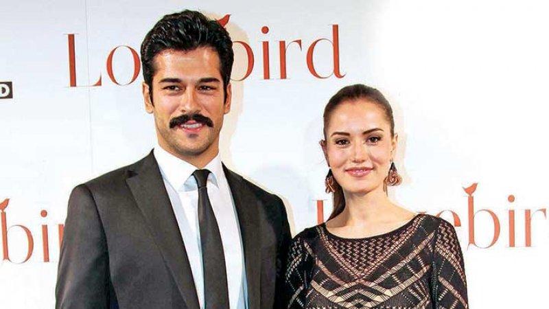Fahriye Evcen ile Burak Özçivit sırılsıklam oldu