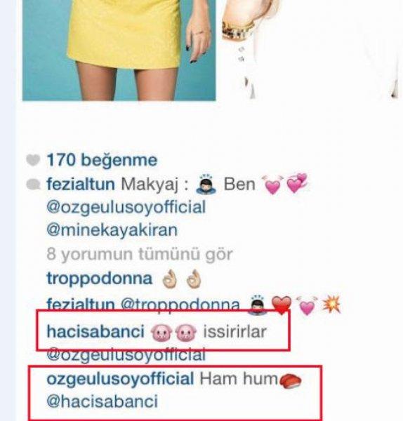 Özge Ulusoy ile Hacı Sabancı'nın ilginç aşkı
