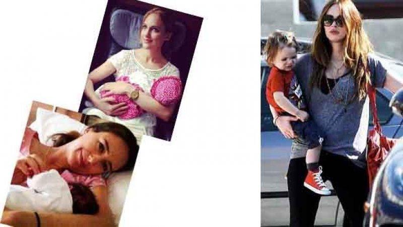 Ünlü kadınların anne olma mutluluğunu tattığı yaşlar