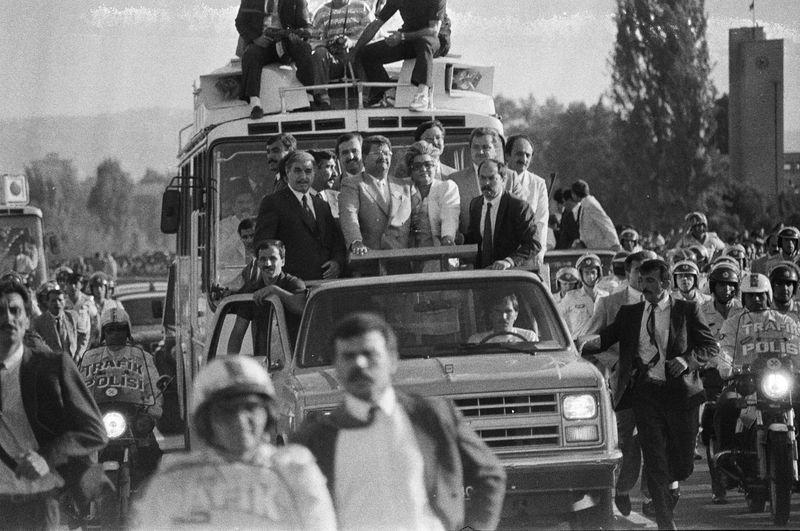 8.Cumhurbaşkanı Turgut Özal'dan kareler