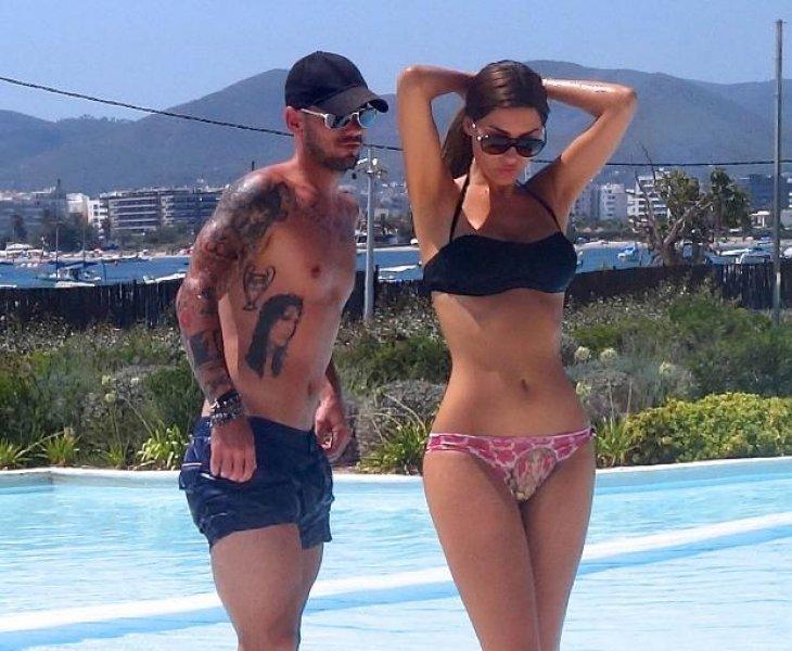 Wesley Sneijder - Yolanthe Cabau'nun evi