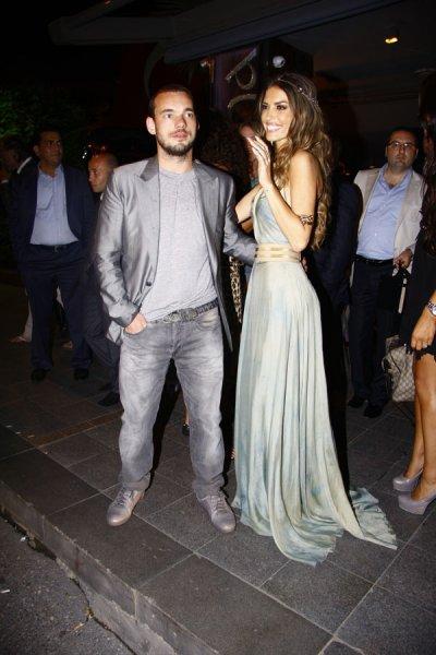 Wesley Sneijder - Yolanthe Cabau'nun evi