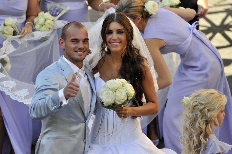 Wesley Sneijder - Yolanthe Cabau'nun evi