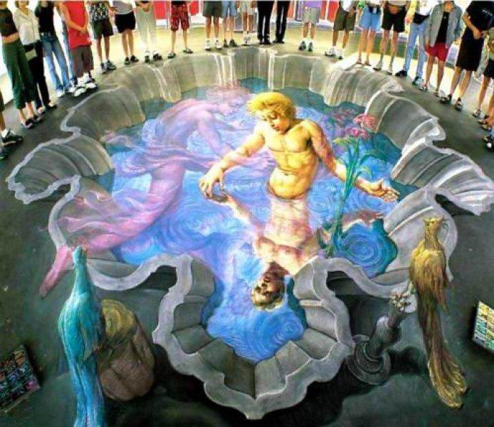 Sokakların çehresi 3 boyutlu resimlerle değişti