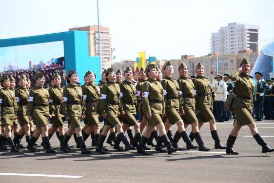 Kazakistan’da Büyük Zafer’in 70. yılı kutlanıyor