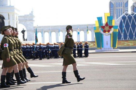 Kazakistan’da Büyük Zafer’in 70. yılı kutlanıyor