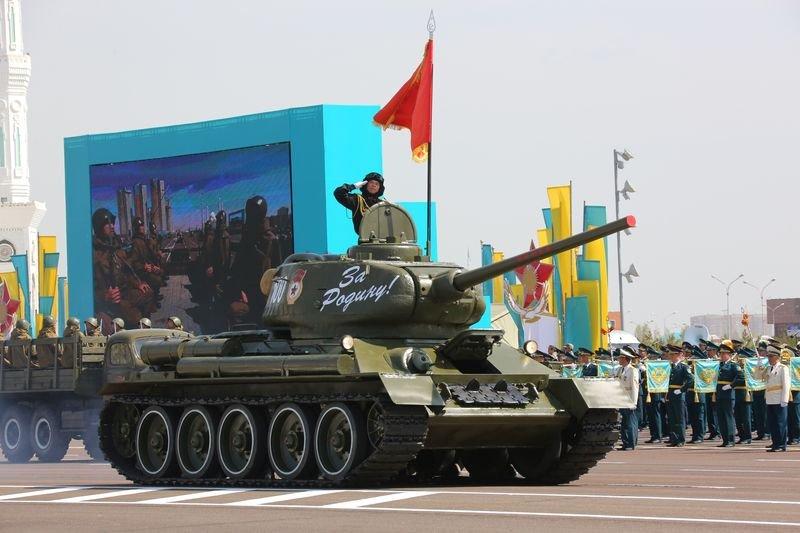 Kazakistan’da Büyük Zafer’in 70. yılı kutlanıyor