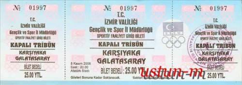 Nostaljik maç biletleri