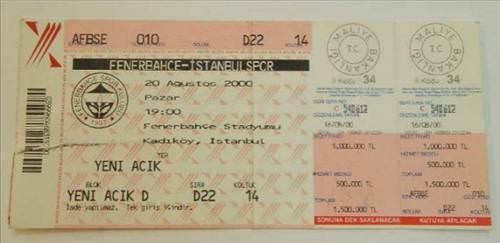 Nostaljik maç biletleri