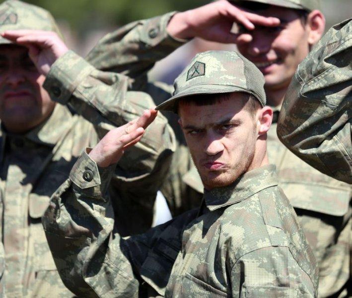 Ankara'da 96 engelli genç temsili asker oldu