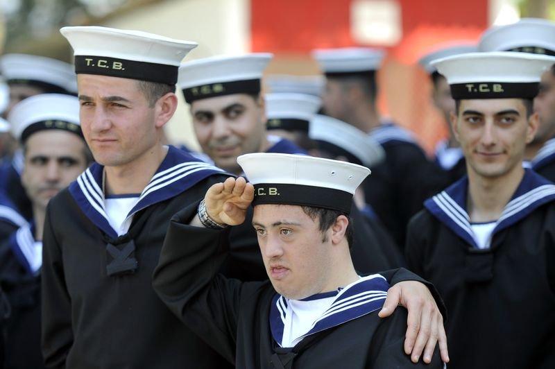 Ankara'da 96 engelli genç temsili asker oldu