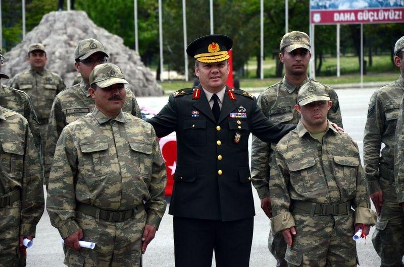 Ankara'da 96 engelli genç temsili asker oldu