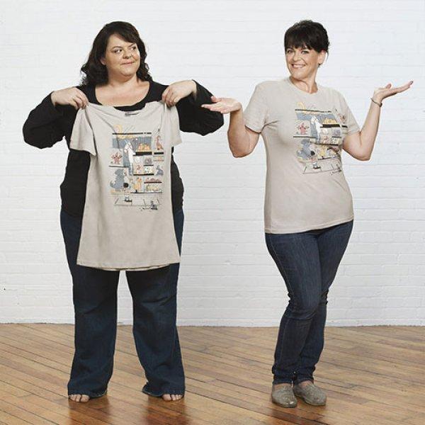 Beth'in verdiği kiloları ispatlayan fotoğraflar