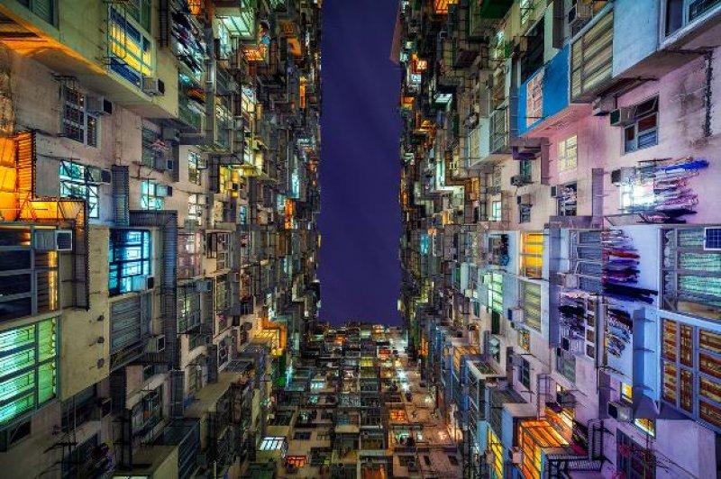 Hong Kong'un baş döndüren binaları