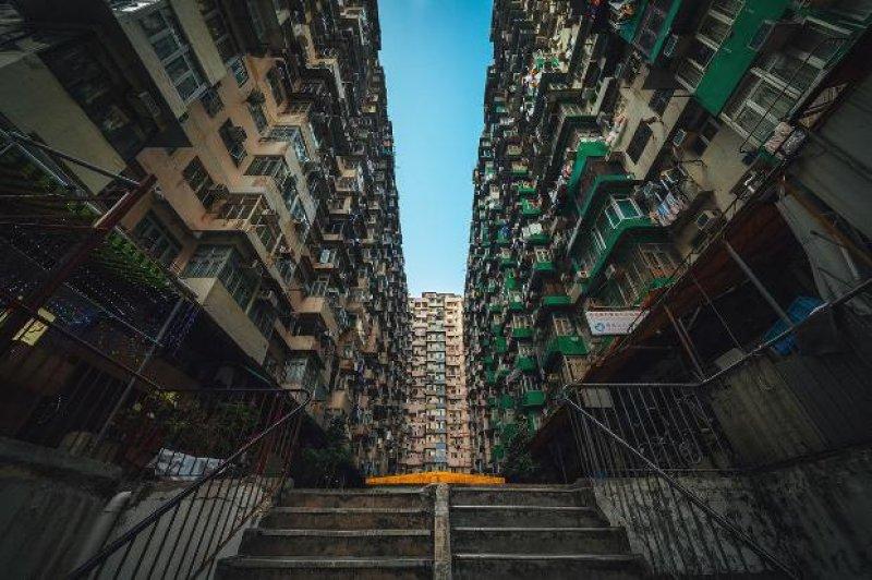 Hong Kong'un baş döndüren binaları