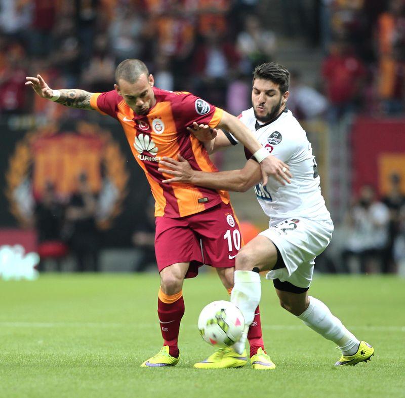 Galatasaray-Gençlerbirliği maçından kareler