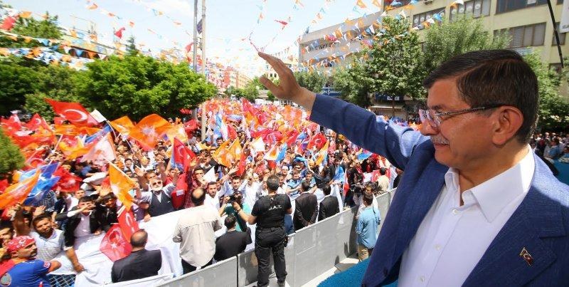 Davutoğlu'nun Siirt mitinginden kareler - Resim 2