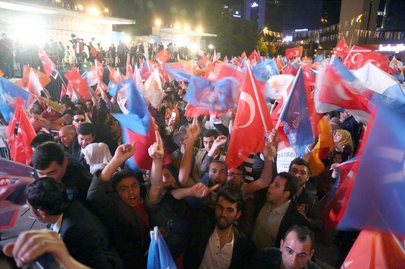 AK Parti Genel Merkezi'nden görüntüler