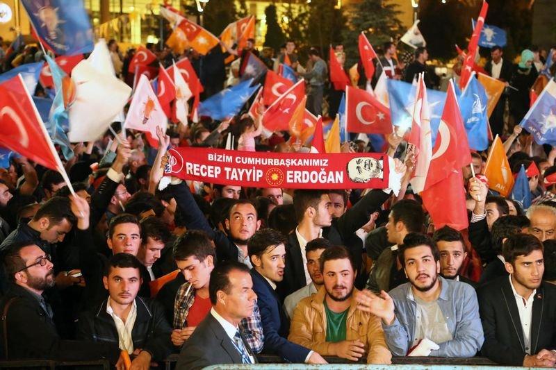 AK Parti Genel Merkezi'nden görüntüler