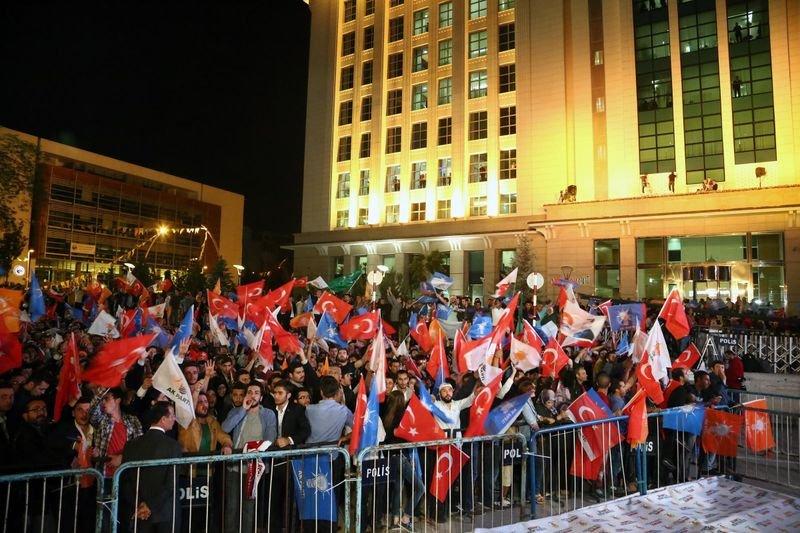 AK Parti Genel Merkezi'nden görüntüler