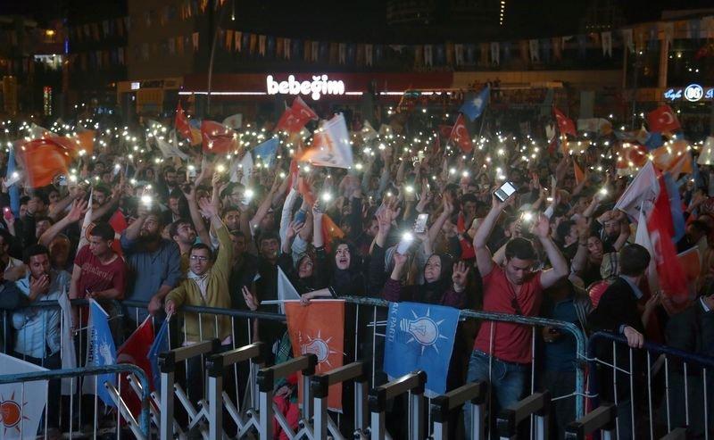 AK Parti Genel Merkezi'nden görüntüler