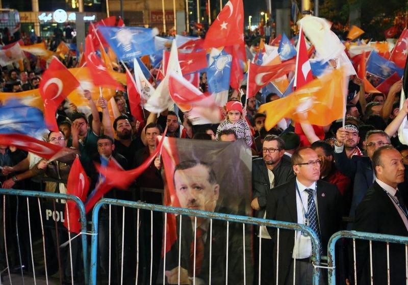 AK Parti Genel Merkezi'nden görüntüler