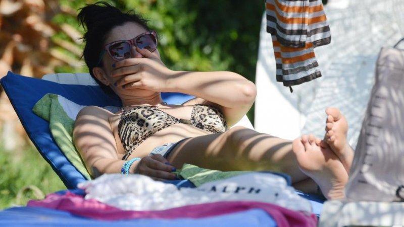 Deniz Çakır tatilde