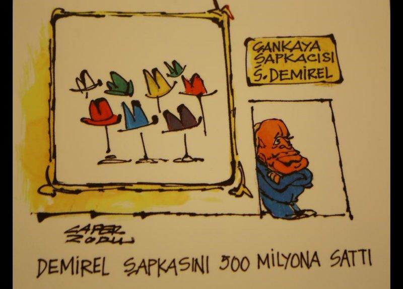 Unutulmaz Süleyman Demirel karikatürleri