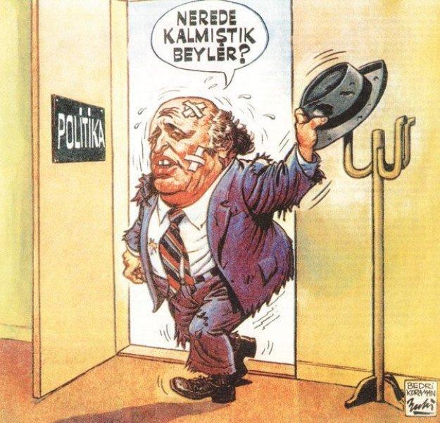 Unutulmaz Süleyman Demirel karikatürleri