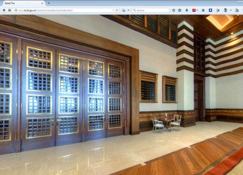 Cumhurbaşkanlığı Sarayı sanal turu hizmete sunuldu