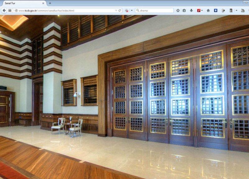 Cumhurbaşkanlığı Sarayı sanal turu hizmete sunuldu