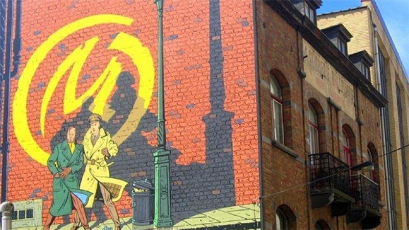 Belçika sokaklarını çizgi film kahramanları süsledi