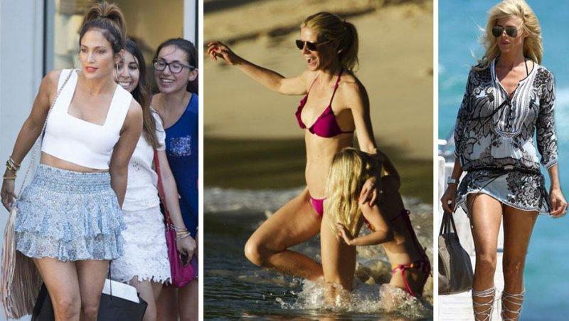 Genç kızlara taş çıkaran ünlüler 