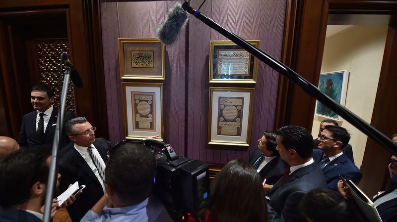 Cumhurbaşkanlığı Külliyesi muhabirlere gezdirildi