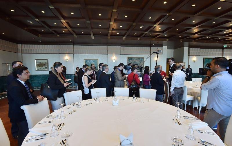 Cumhurbaşkanlığı Külliyesi muhabirlere gezdirildi