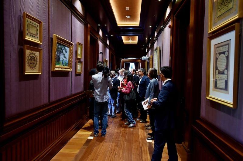 Cumhurbaşkanlığı Külliyesi muhabirlere gezdirildi