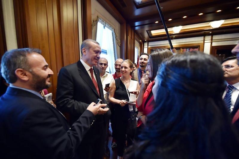 Cumhurbaşkanlığı Külliyesi muhabirlere gezdirildi