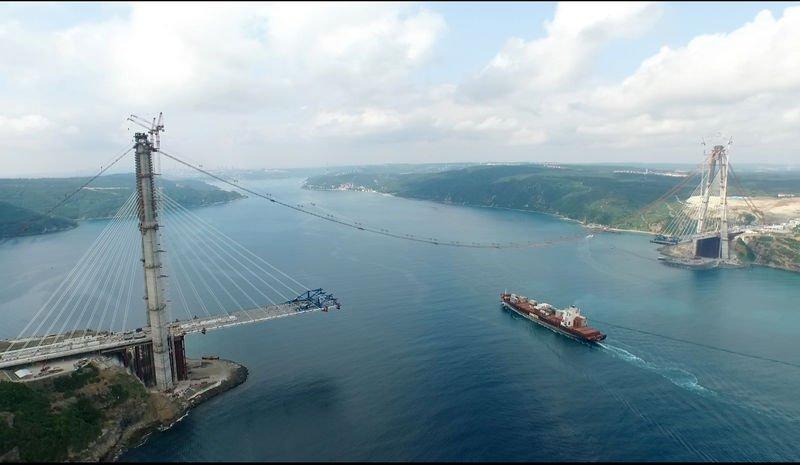 Üçüncü Boğaz Köprüsü'nde sona yaklaşıldı