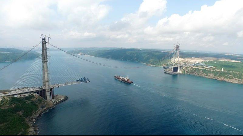 Üçüncü Boğaz Köprüsü'nde sona yaklaşıldı