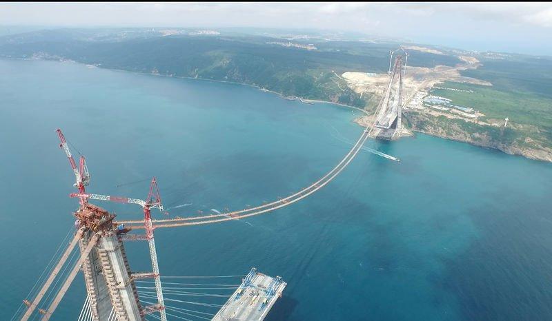 Üçüncü Boğaz Köprüsü'nde sona yaklaşıldı