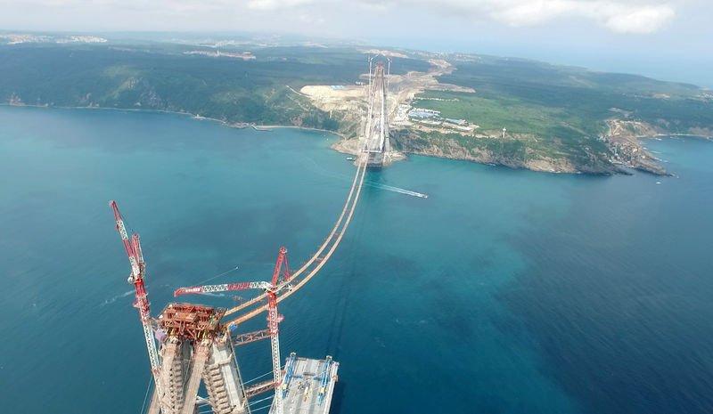 Üçüncü Boğaz Köprüsü'nde sona yaklaşıldı