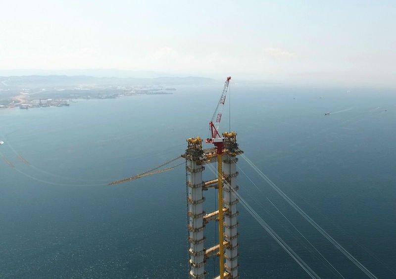 İzmit Körfez Geçiş Köprüsü'nde son durum